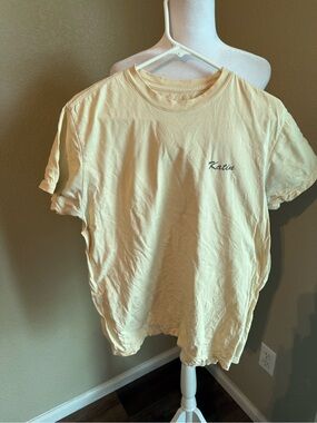 Katin Cream Short Sleeve Logo Tee